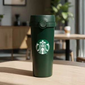 Starbucks Green One Push Siren Tumbler Double Wall Stainless Steel Travel Mug 473ml