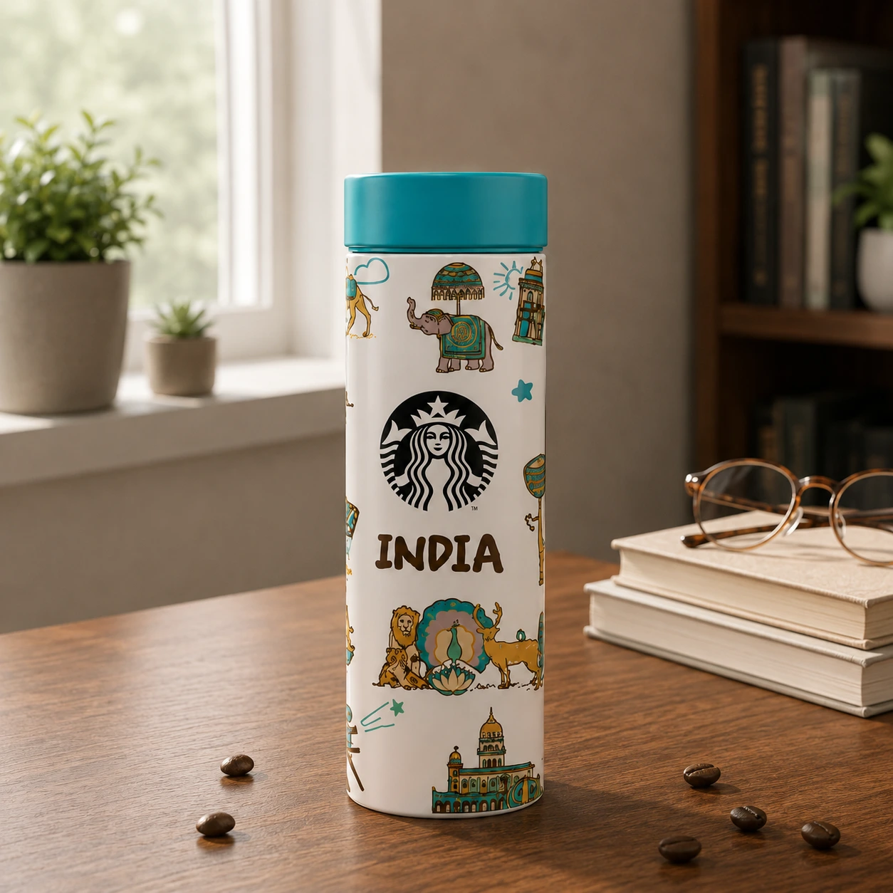 Premium Starbucks India Collection Coffee Bottle | Insulated Travel Tumbler for Daily Use 1 Premium Starbucks India Collection Coffee Bottle