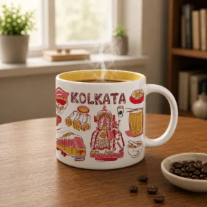 Starbucks Coffee Mug Kolkata Theme Ceramic Mug for Coffee Enthusiasts | Premium Coffee Cup