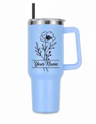 The Gift Tree Personalized Travel Mug with Handle ? Sip in Style, Anywhere