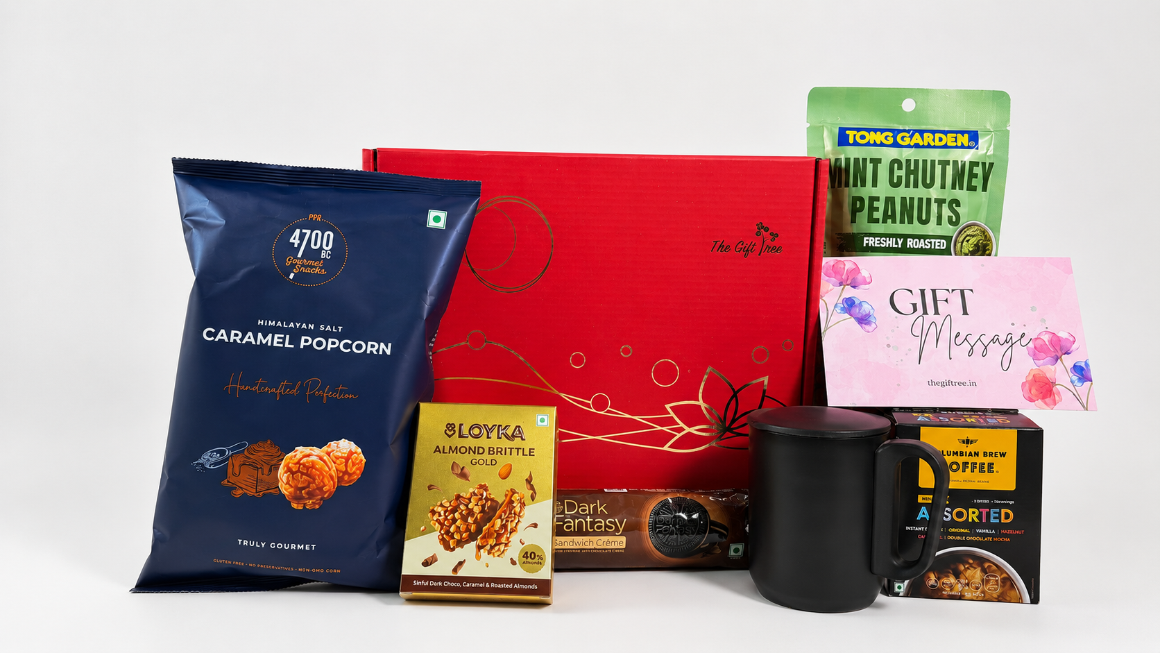 The Gift Tree Delight Coffee Hamper| Premium Brew & Snacks 1 The Gift Tree Delight Coffee Hamper| Premium Brew & Snacks