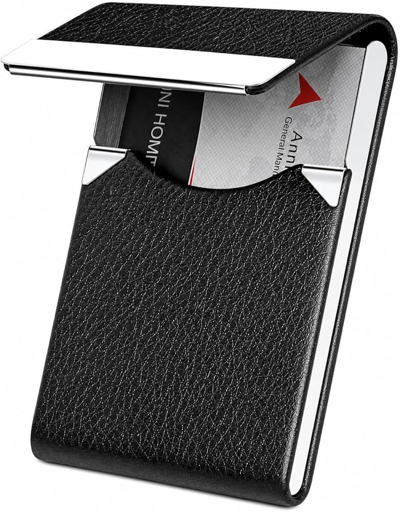 The Gift Tree Premium Leather Business Card Holder ? Professional Networking Made Elegant 1 The Gift Tree Premium Leather Business Card Holder ? Professional Networking Made Elegant