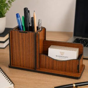 The Gift Tree Eco Friendly Wooden Desk Organizer Elegance Meets Everyday Productivity