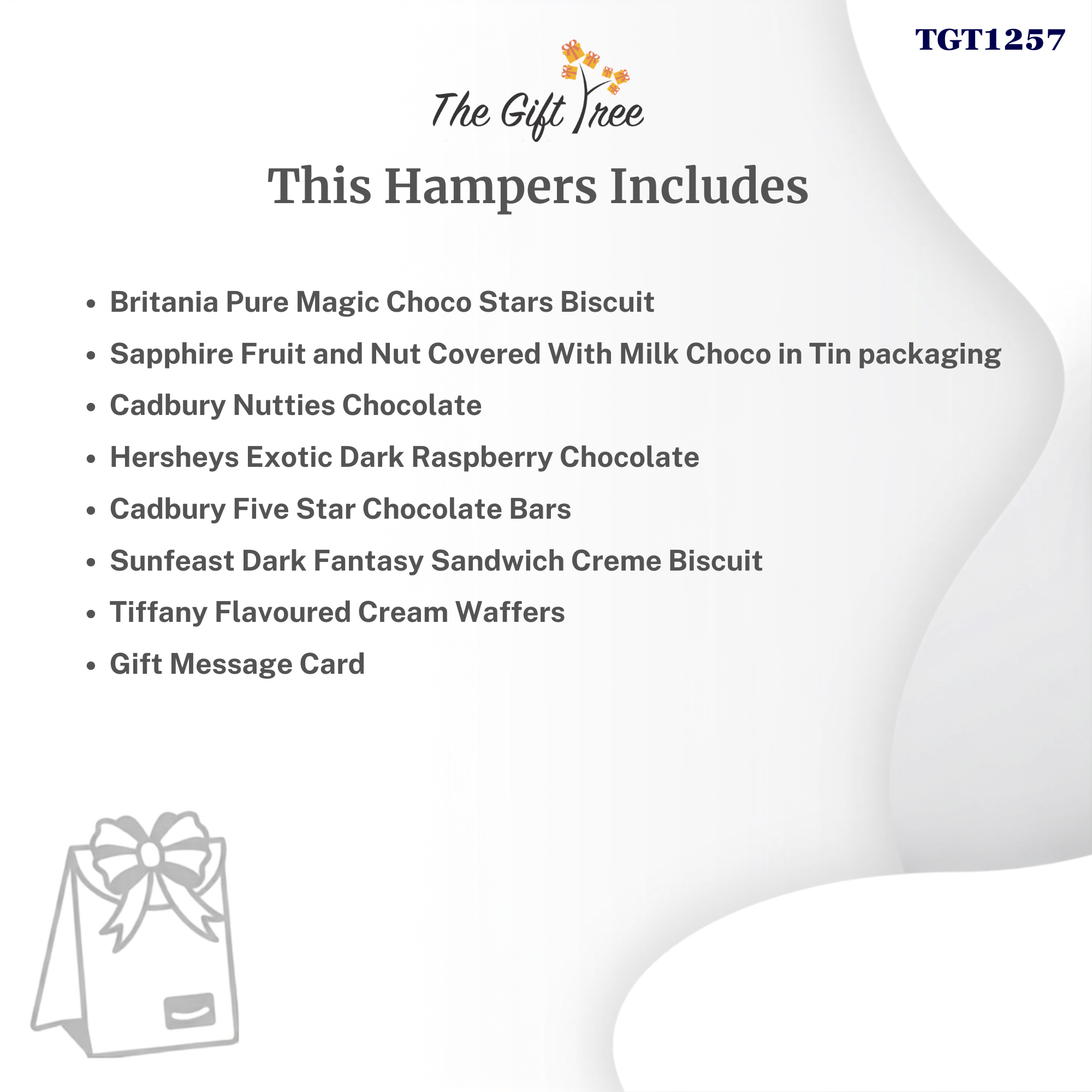 The Gift Tree Affordable Chocolate Bliss Hamper | Premium Chocolates, Cookies & Wafers 3 The Gift Tree Affordable Chocolate Bliss Hamper | Premium Chocolates, Cookies & Wafers - Image 3