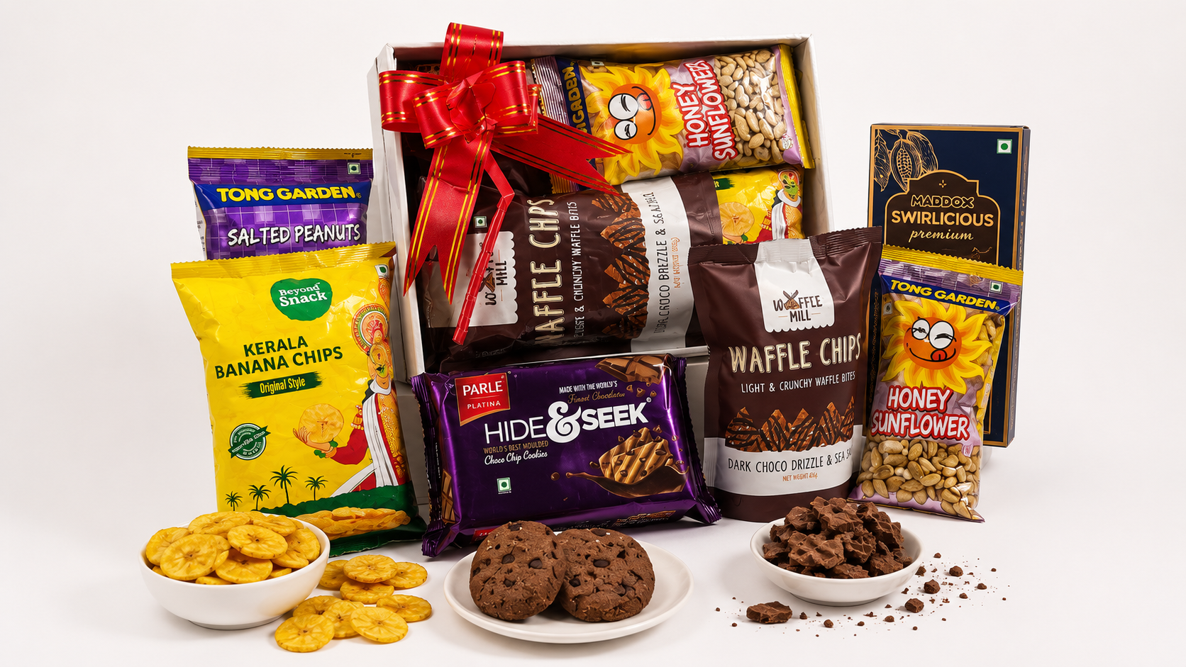 The Gift Tree Delightful Crunch & Munch Hamper | Gourmet Snacks, Cookies & Seeds 2 The Gift Tree Delightful Crunch & Munch Hamper | Gourmet Snacks, Cookies & Seeds - Image 2