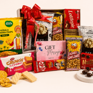 The Gift Tree Delightful Sweet & Crunch Hamper | Chocolates, Makhana & Snacks