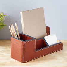 The Gift Tree Premium Desk Organizer with Notepad Holder ? Organized Thinking, Professional Presentation