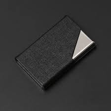 The Gift Tree Classic Leather Business Card Holder ? Professional Networking with Style