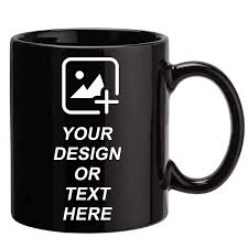 The Gift Tree Personalized Black Ceramic Mug ? Bold Branding, Lasting Impressions