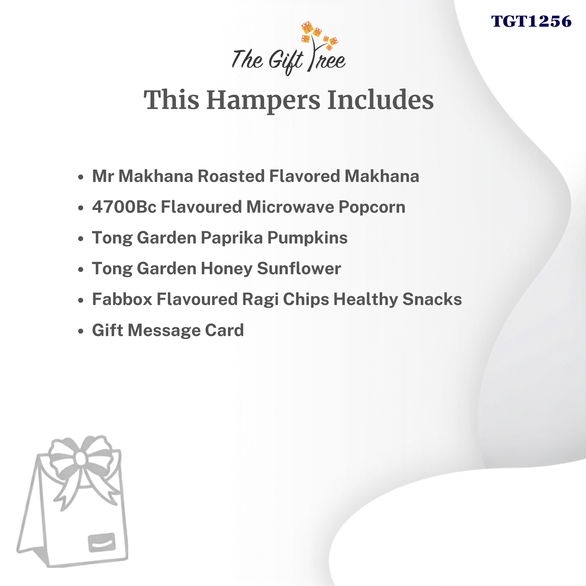 The Gift Tree Delightful Healthy Hamper | Makhana, Popcorn & Gourmet Snacks 3 The Gift Tree Delightful Healthy Hamper | Makhana, Popcorn & Gourmet Snacks - Image 3