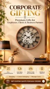 Corporate Gifting with Skeleton Clock