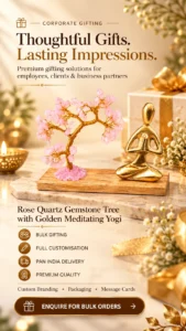 Gemstone tree with yoga